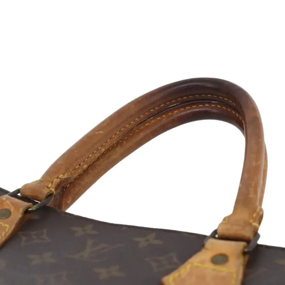 Louis Vuitton Monogram Sac Plat Handbag Brown